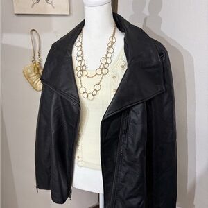 Women's Black Leather Jacket